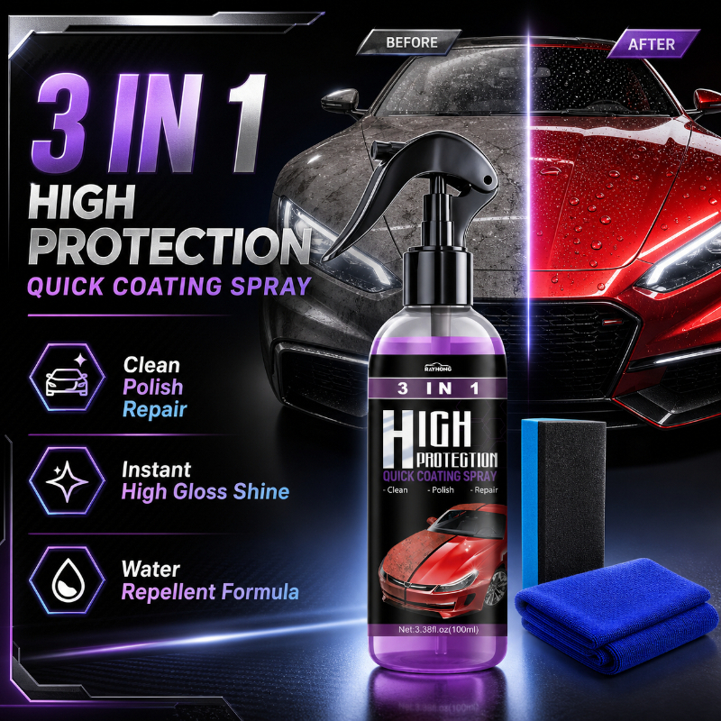 Car Wax Ceramic Coating - 3 IN 1 Car Ceramic Coating