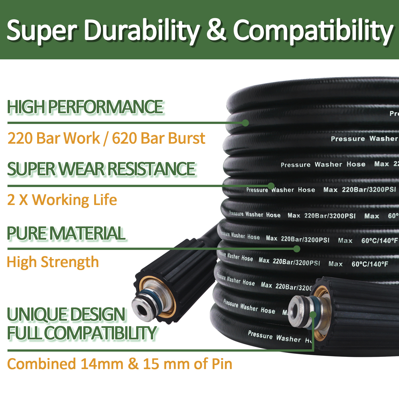 High Pressure Washer Hose Cord - Foam Cannon Car Wash ulasan dan harga
