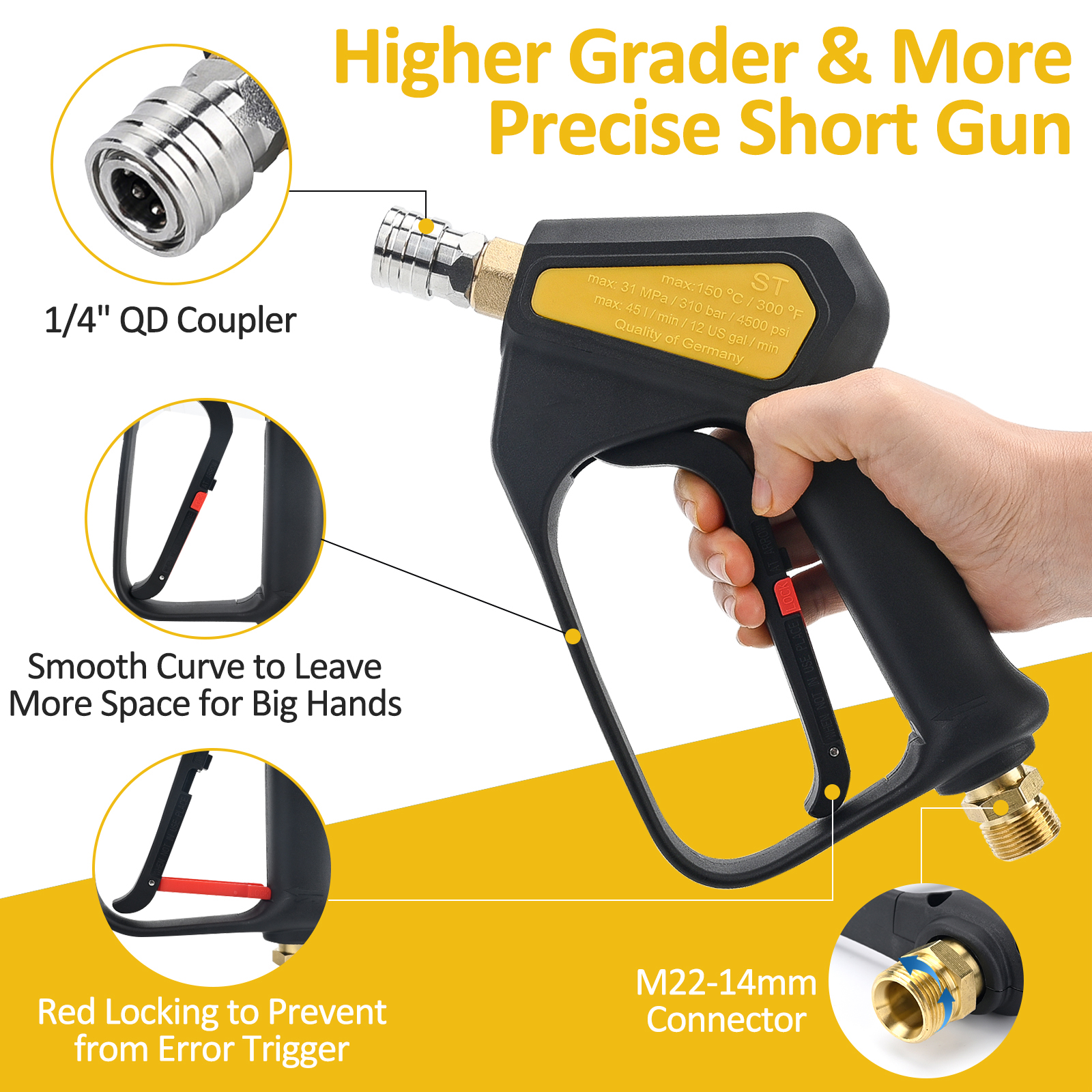 Pressure Washer Spray Gun R+M  - Pressure Washer Foam Gun ulasan dan harga