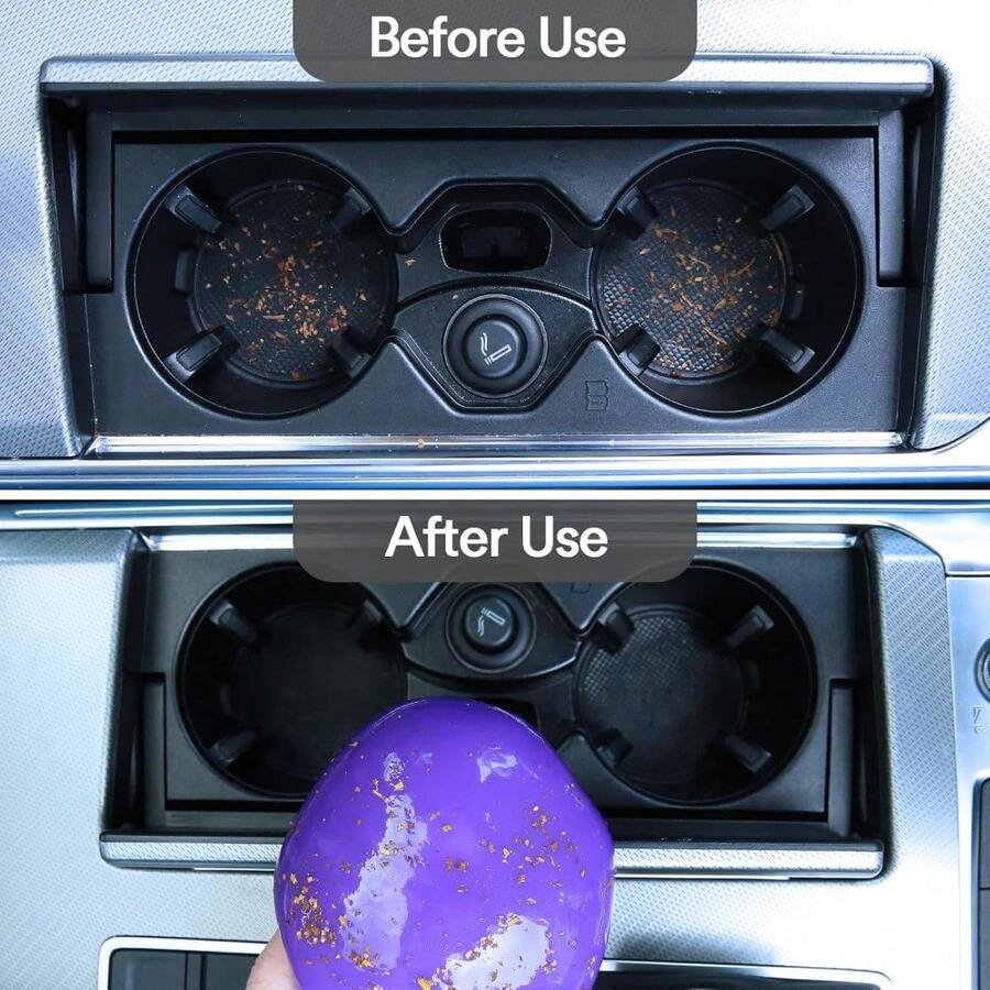 Purple Car Cleaning Gel Putty, - Dirt Brush Interior ulasan dan harga