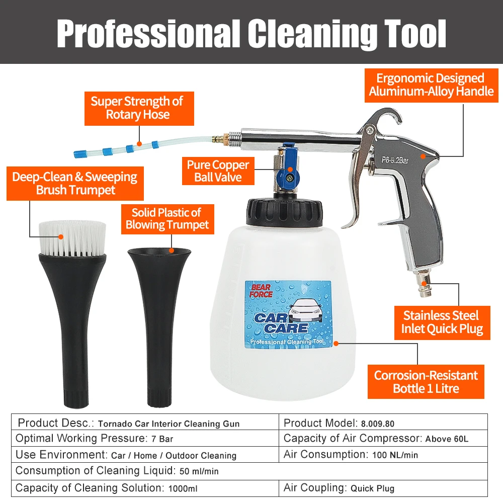Tornado Pneumatic Air Foam Gun - Pressure Washer Foam Gun ulasan dan harga
