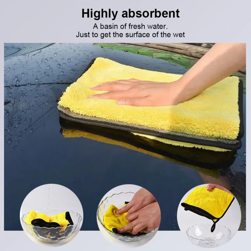 1-20pcs Thicken Microfiber Clo - Microfiber Towel Detailing ulasan dan harga
