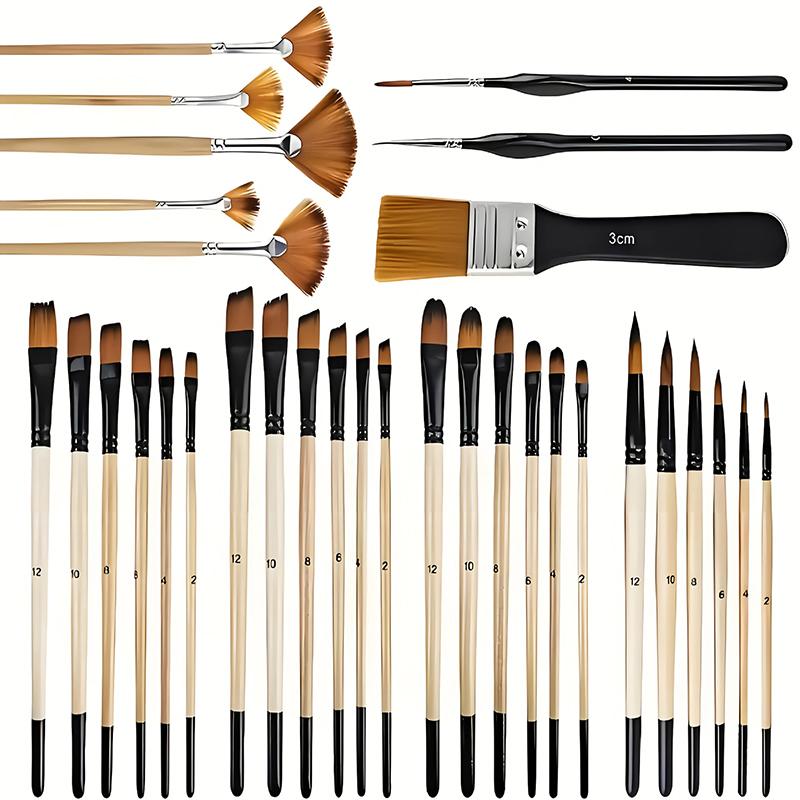 32Pcs/pack Paint Brush Set For - Detailing Brush Set ulasan dan harga