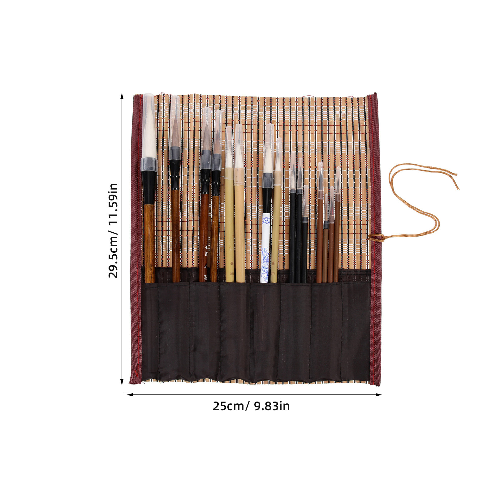 15Pcs Chinese Calligraphy Brus - Detailing Brush Set ulasan dan harga