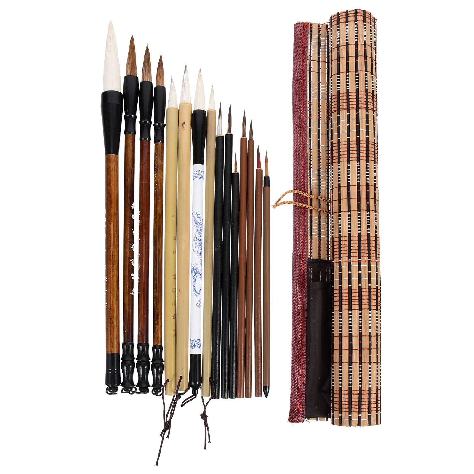 15Pcs Chinese Calligraphy Brus - Detailing Brush Set ulasan dan harga