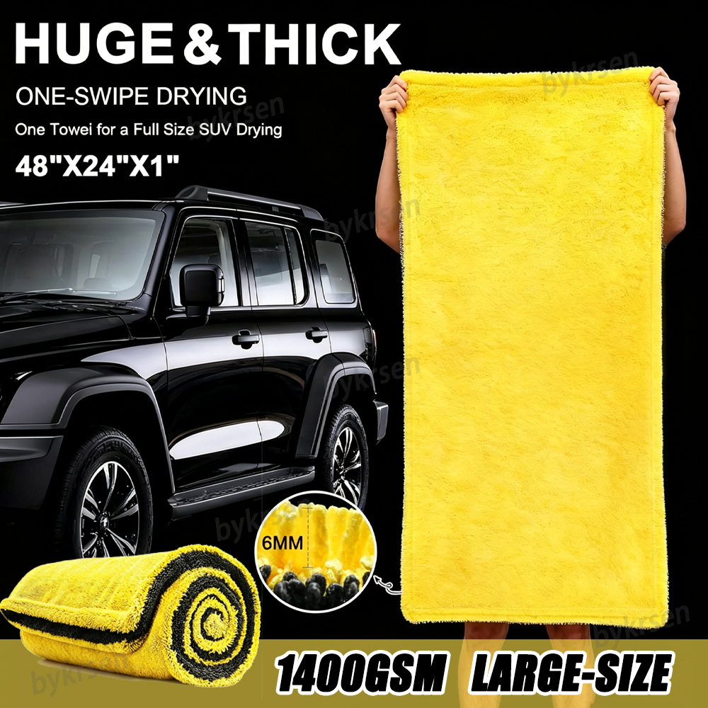 1400GSM Oversized Microfiber C - Microfiber Towel Detailing ulasan dan harga